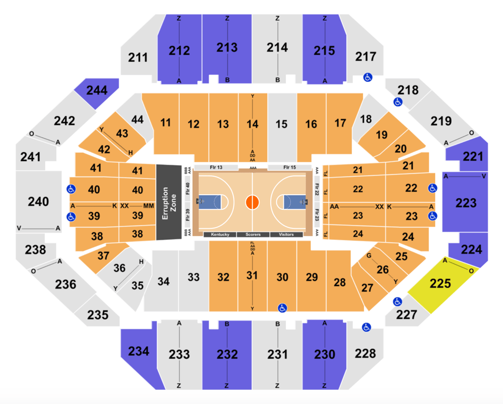 Kentucky Football Seating Chart